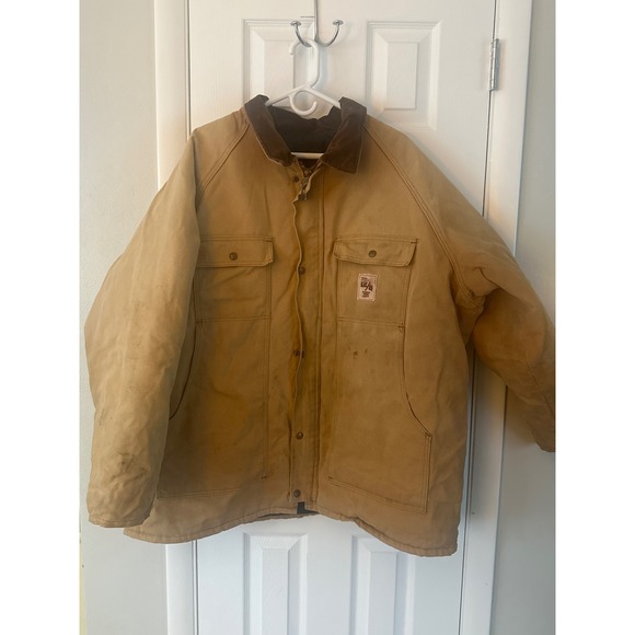 Walls Vintage Twelve‎ Over Eight Canvas Utility Barn Coat Carhartt Jacket - Picture 1 of 5